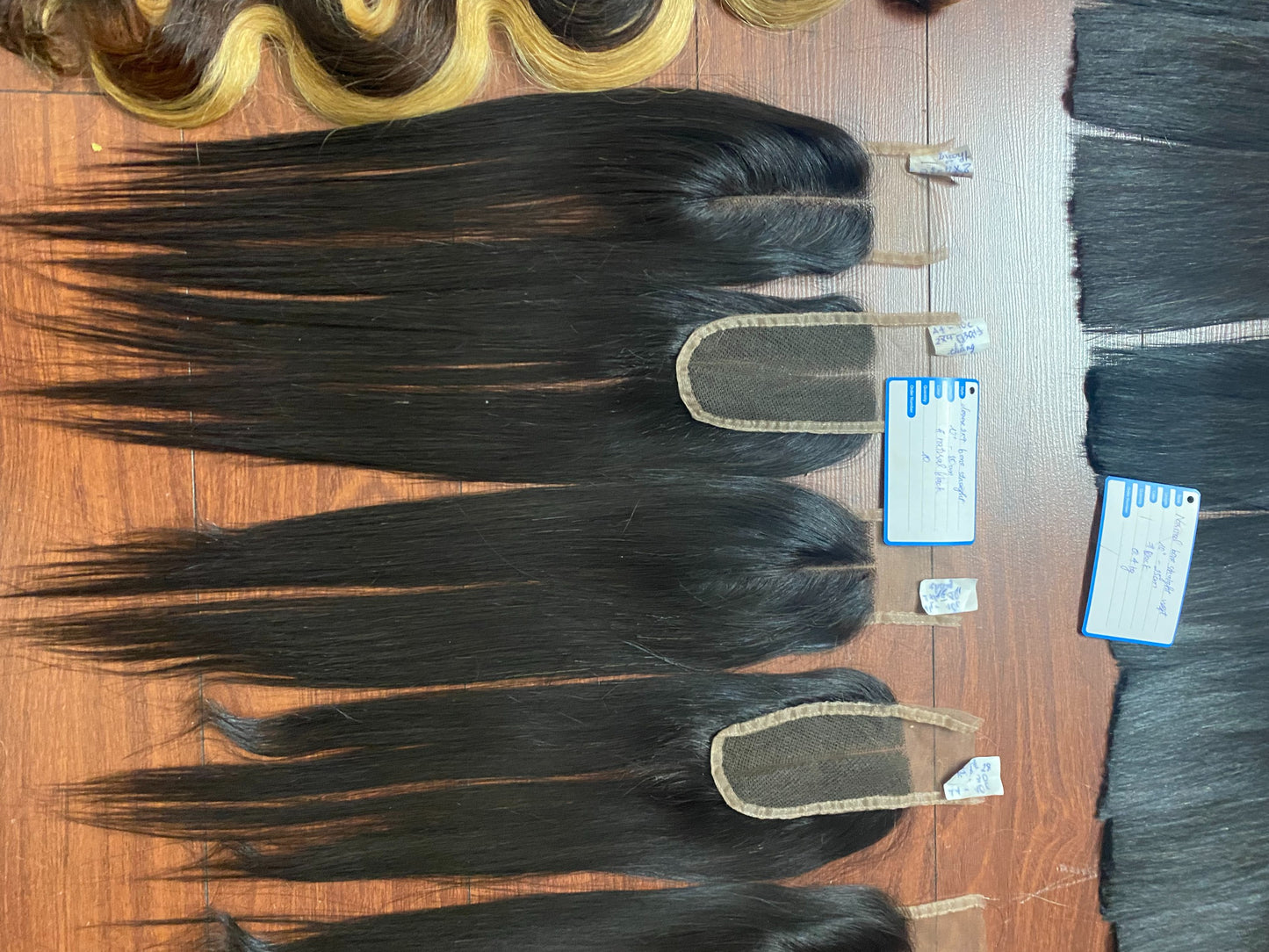 Lace Closure 2x4 Transparent Lace Small knots 100% Vietnamese human hair