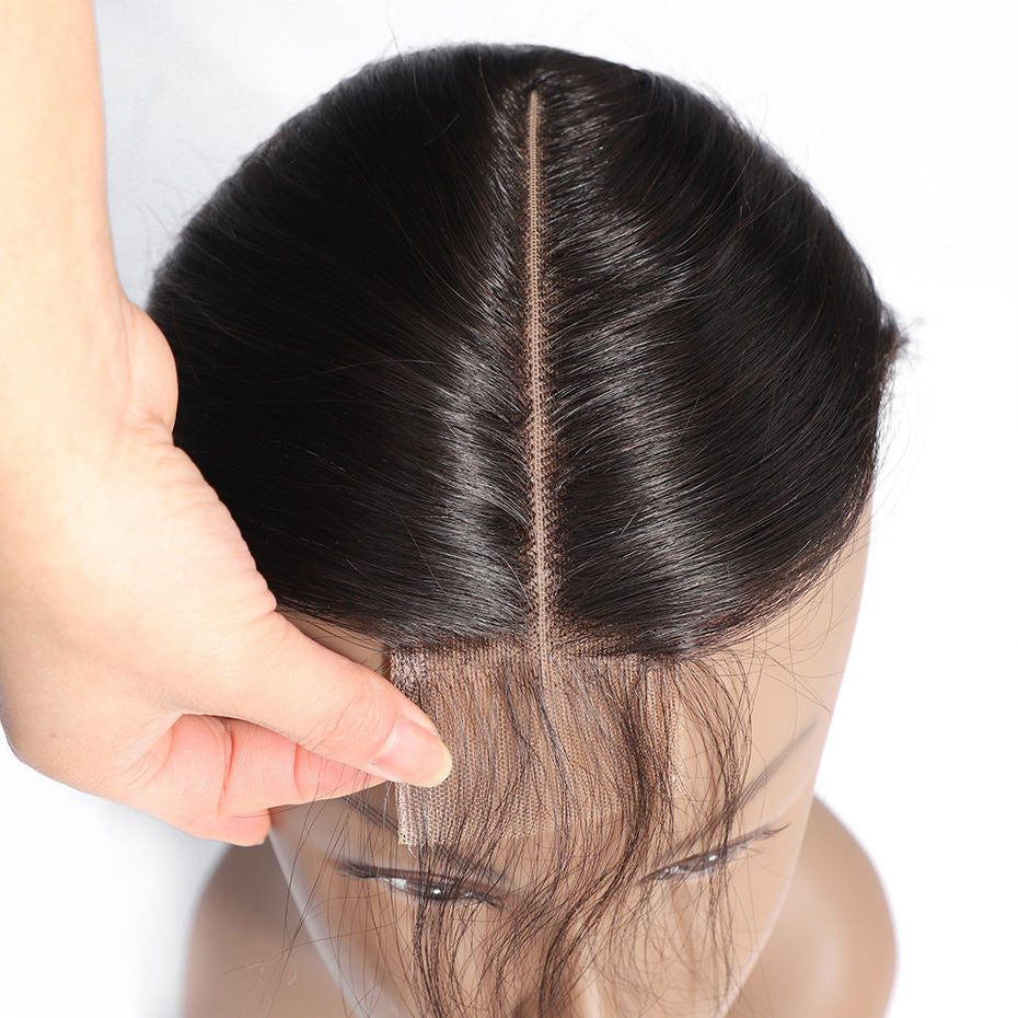 Lace Transparent Closure 2x6 Hair Straight Black Color 100% Vietnamese Human Hair