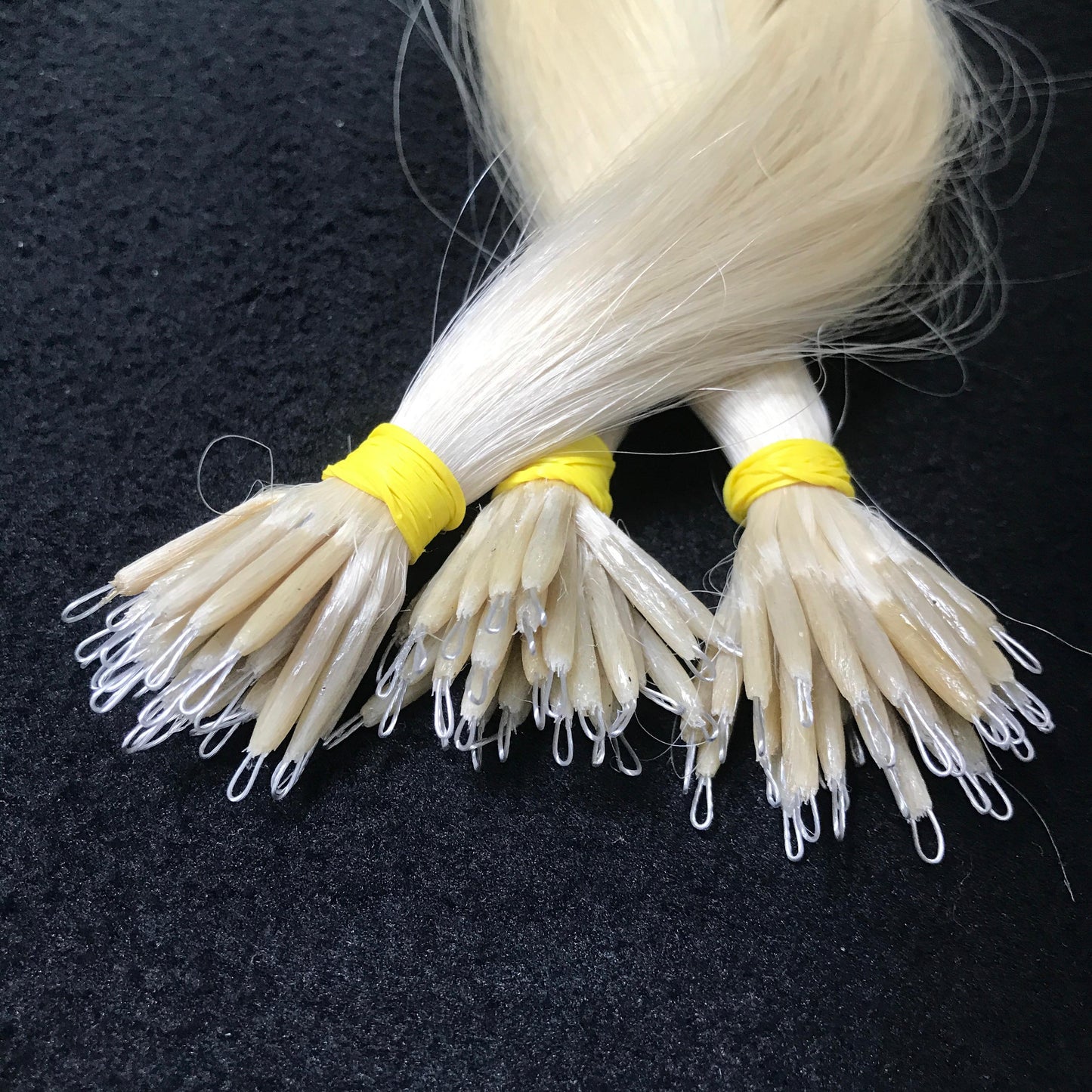 Nano Tip Human Hair Extensions #Pla White Color Virgin Vietnamese Double Drawn Hair Good Price