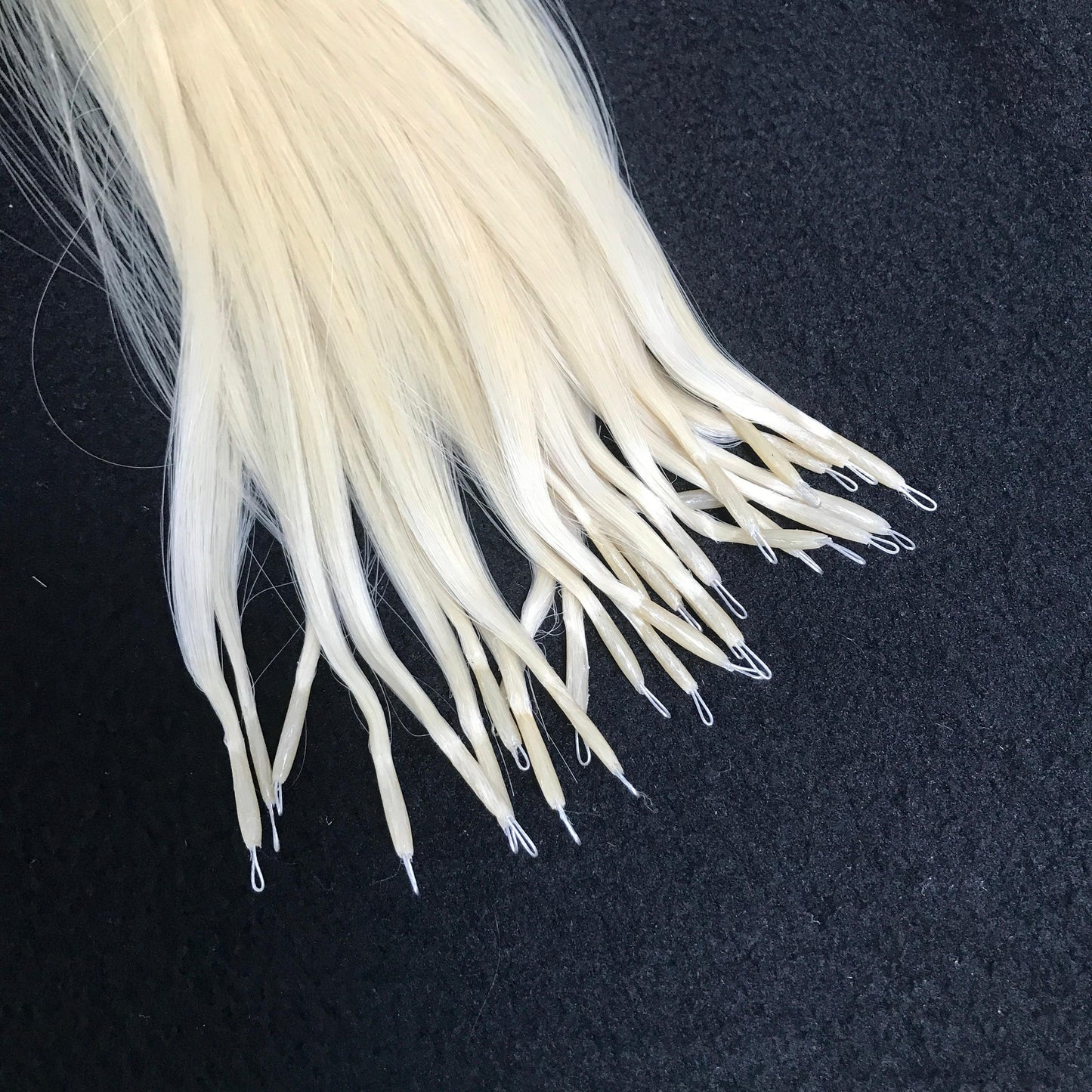 Nano Tip Human Hair Extensions #Pla White Color Virgin Vietnamese Double Drawn Hair Good Price