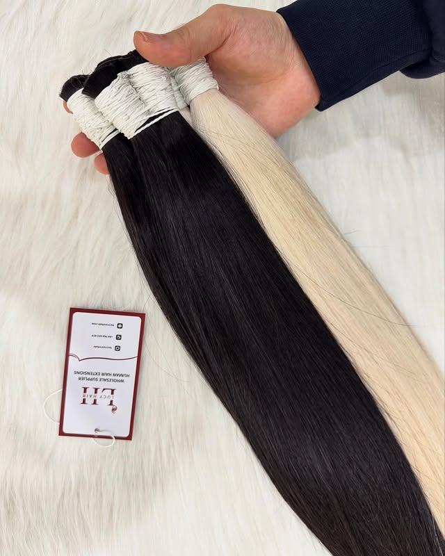 Virgin Hair Extensions Raw Bulk Hair For Bleaching Wholesale Price