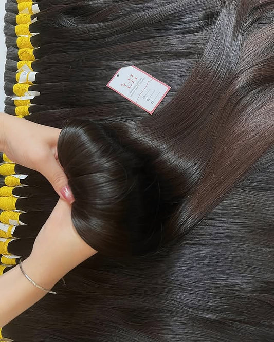 Baby Thin Hair Extensions Natural Color Double Standard Grade