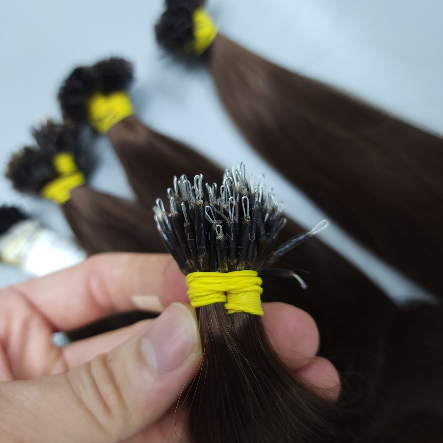 Nano Tip Hair Extensions #2 Color High Quality