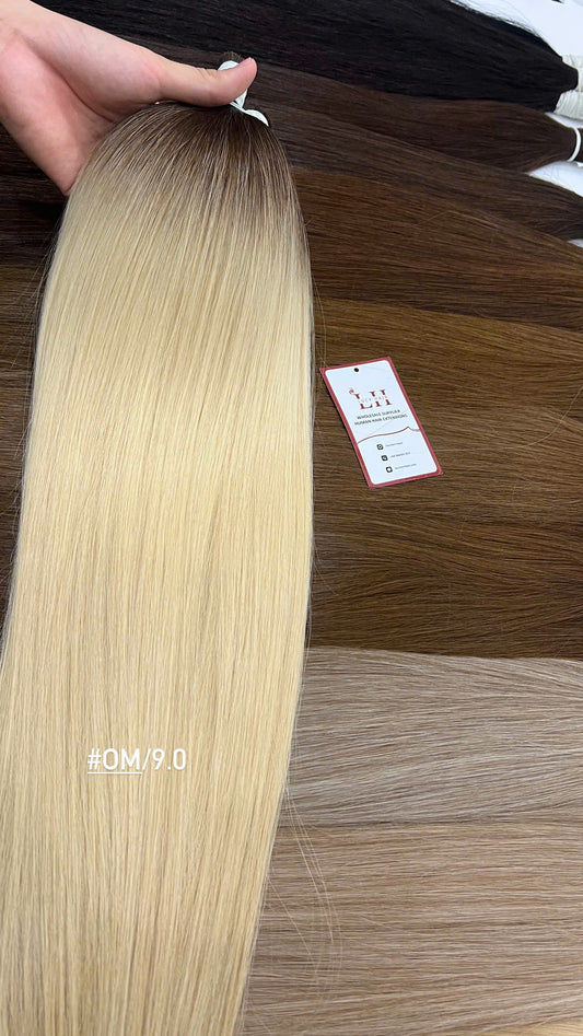 Buy Hair In Bulk Wholesale Best Price Vietnamese Human Hair Bulk Natural Straight Bulk #2/9.0 Color Wholesale Price