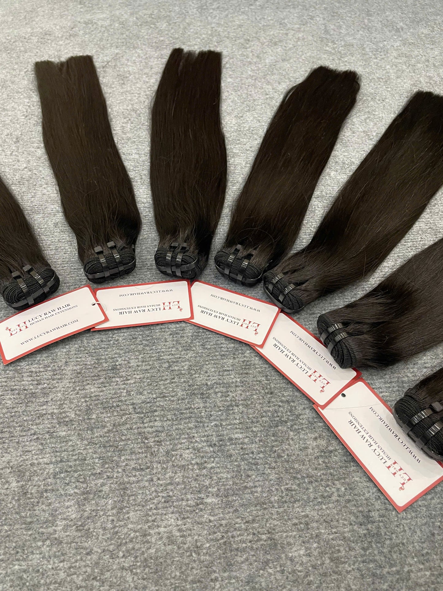 Straight Human Hair Machine Weft #1B Color Vietnamese Raw Virgin Hair Super Quality