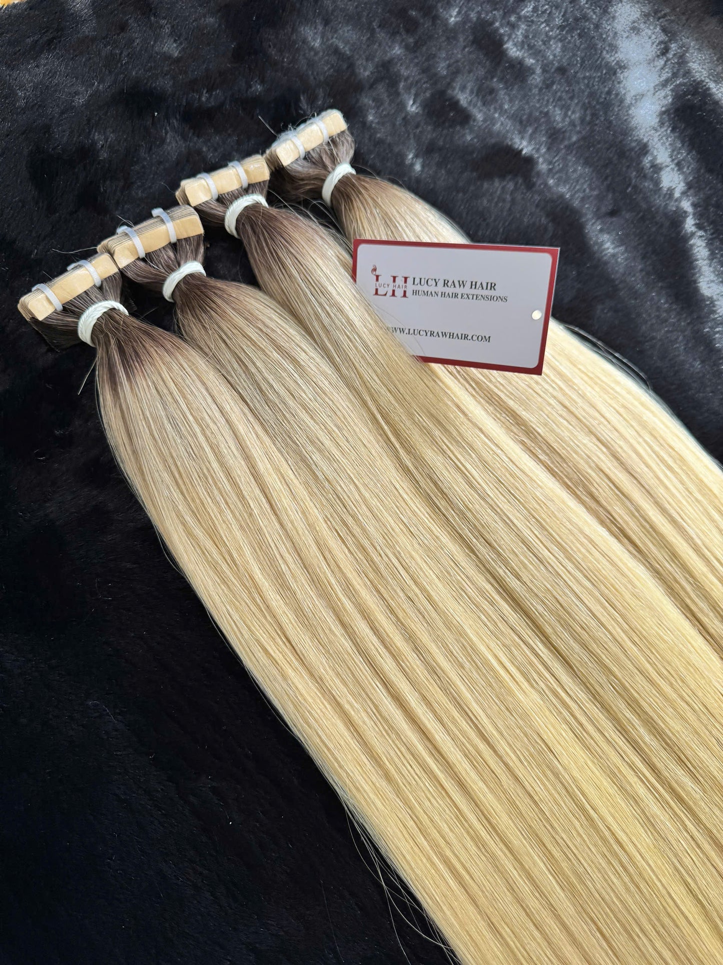 Tape-In Extensions Ombre Color Best Quality 24 Inches 60 Cm