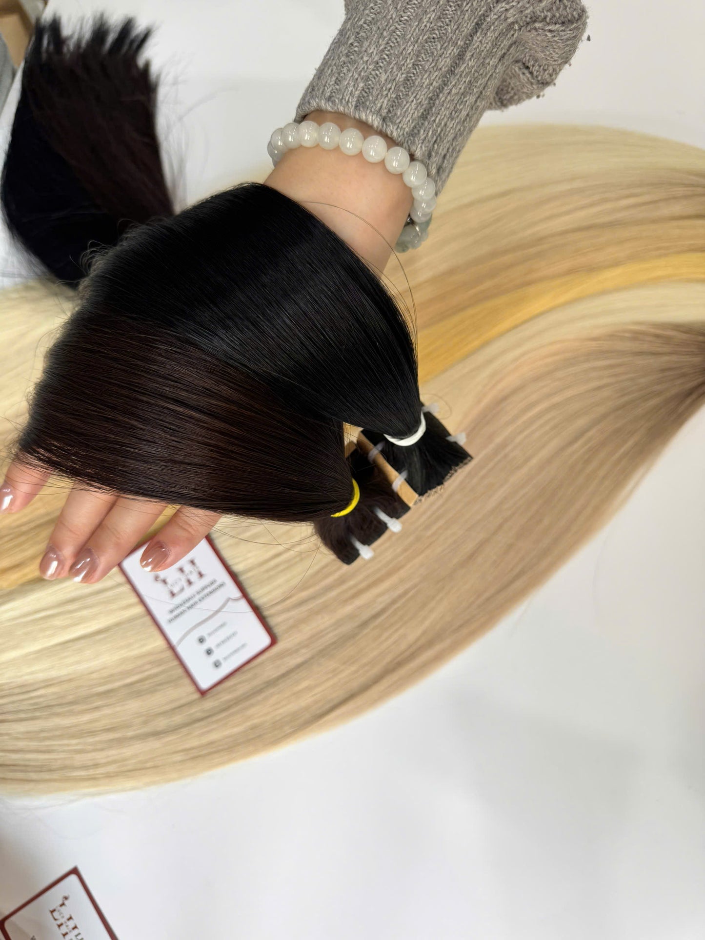 Double Drawn Tape Hair Extensions Virgin Vietnamese Hair Hot Selling