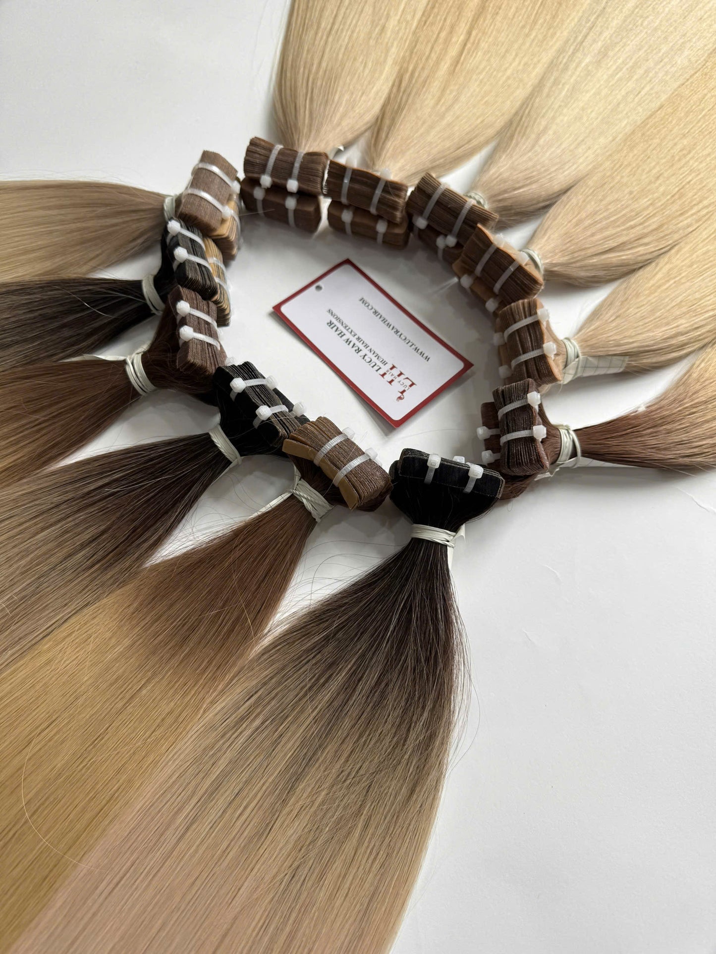 Vietnamese Human Hair Tape In Extensions Large Stock Fast Shipping