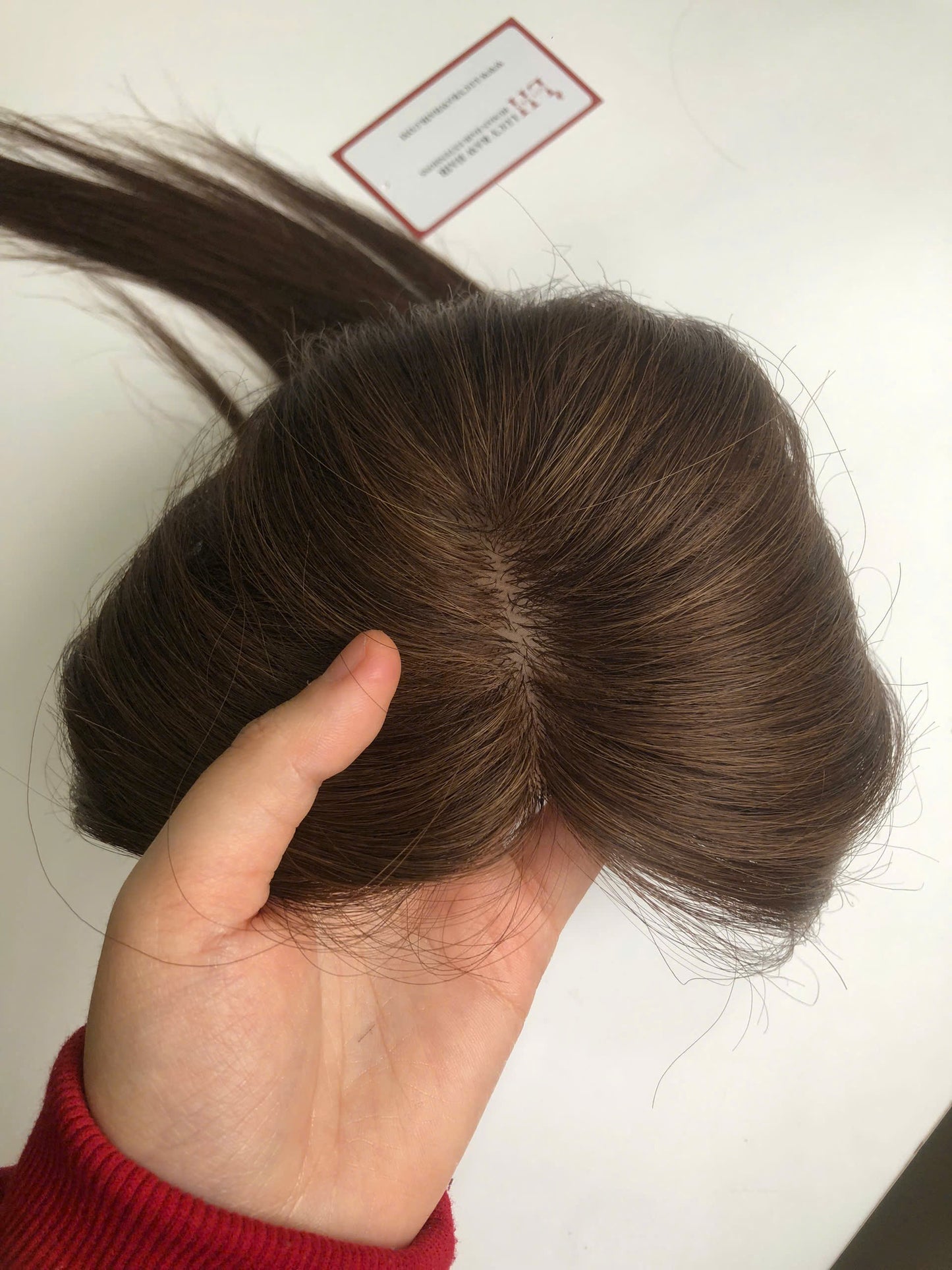 Real Hair Toppers Made PU Lace Topper Women For Thin Hair Vietnamese Raw Hair