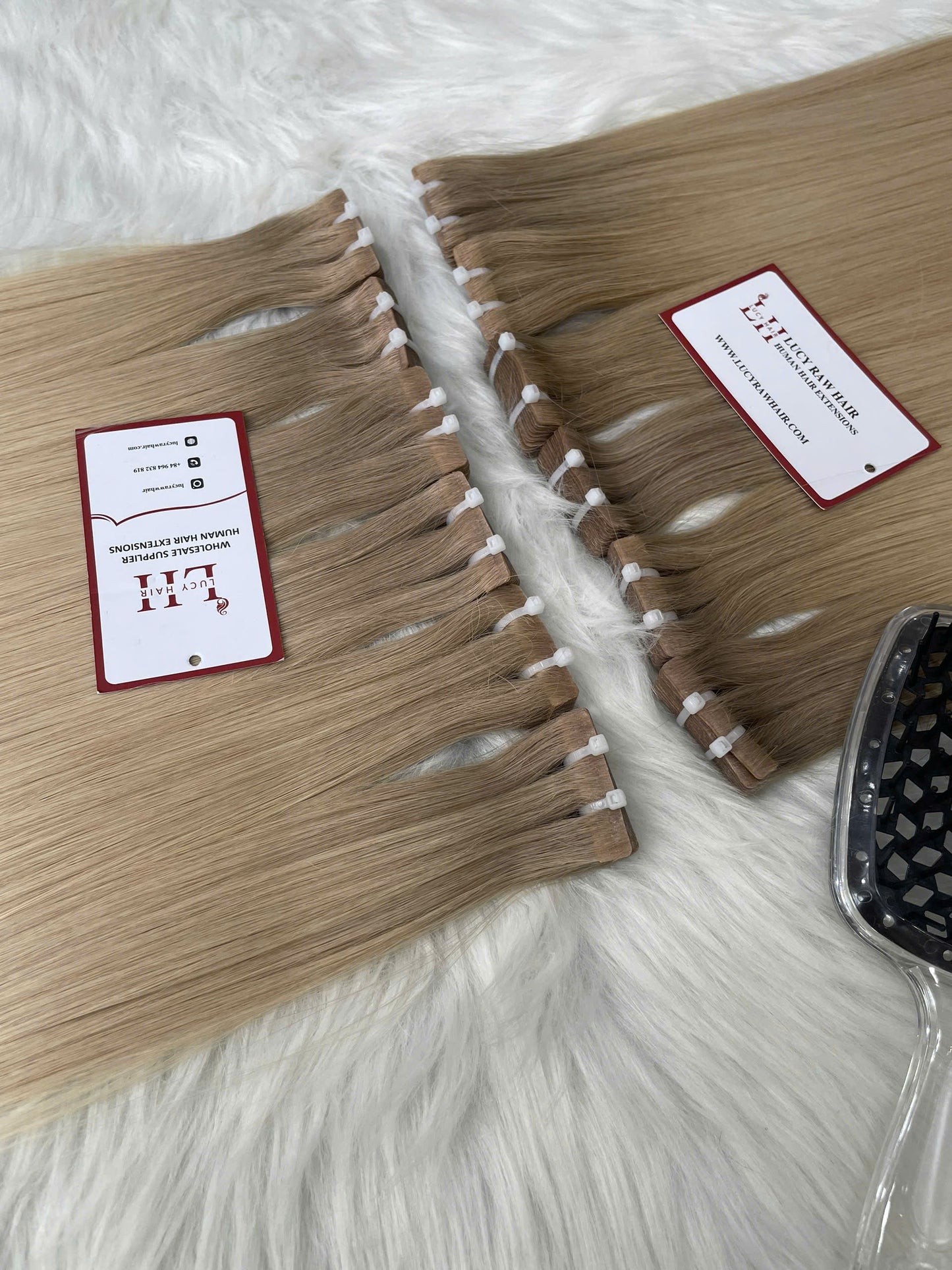 Invisible Tape-In Hair Extensions #BB Color 20 Inches 50 Cm Super Premium Vietnamese Virgin Human Hair Luxury Quality