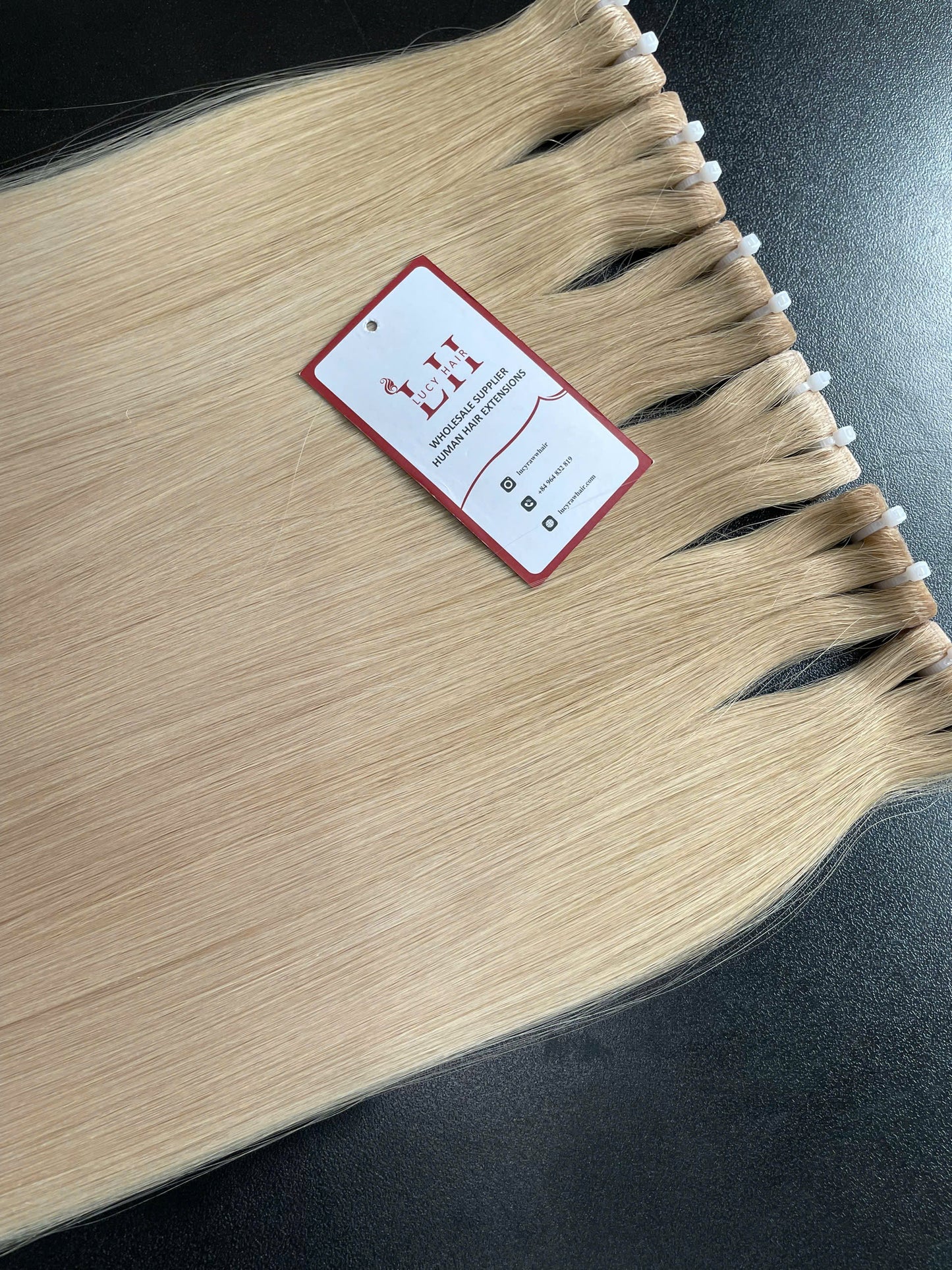 Invisible Tape-In Hair Extensions #BB Color 20 Inches 50 Cm Super Premium Vietnamese Virgin Human Hair Luxury Quality