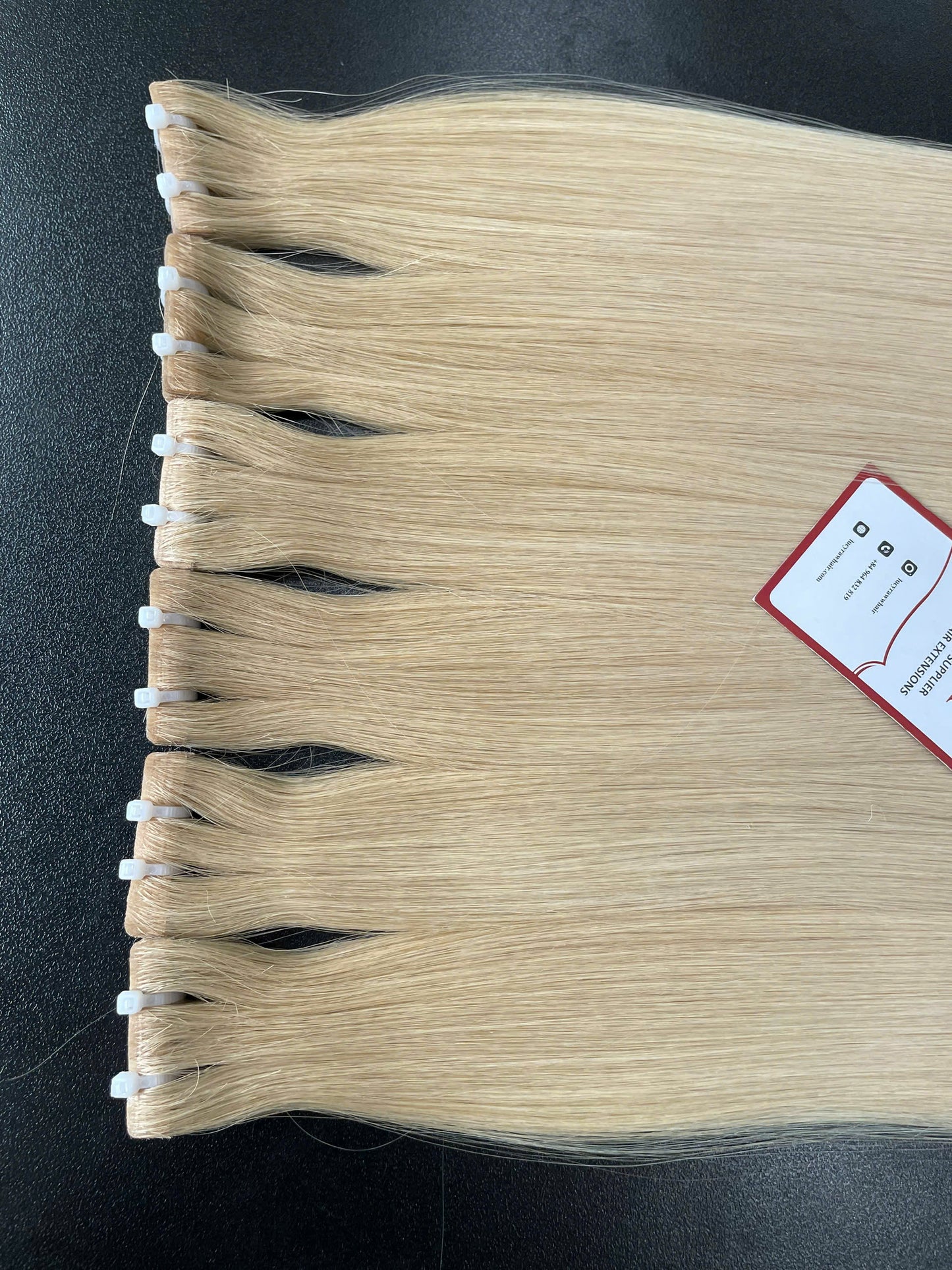 Invisible Tape-In Hair Extensions #BB Color 20 Inches 50 Cm Super Premium Vietnamese Virgin Human Hair Luxury Quality