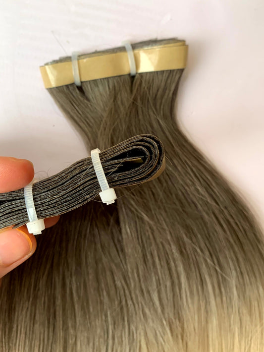 Long Tape Ins Extensions Human Hair High Quality