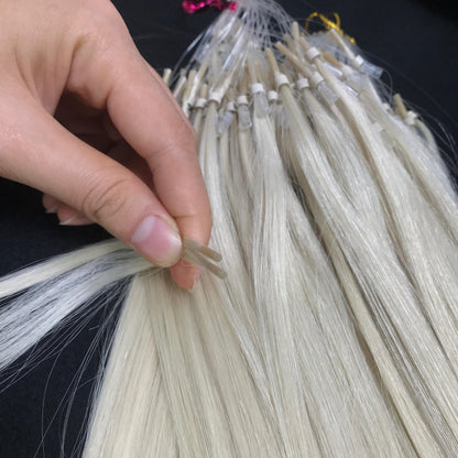Micro Ring Hair Extensions Vietnamese Hair Luxury Quality from Lucyrawhair