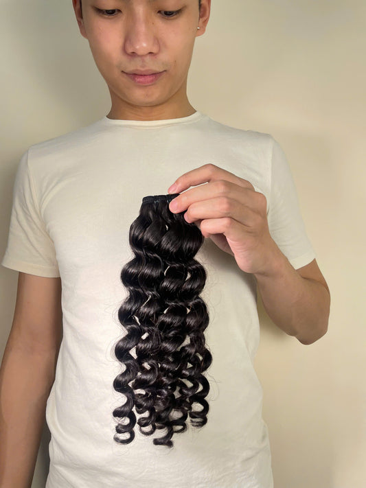 Loose Curly Human Hair Bundles