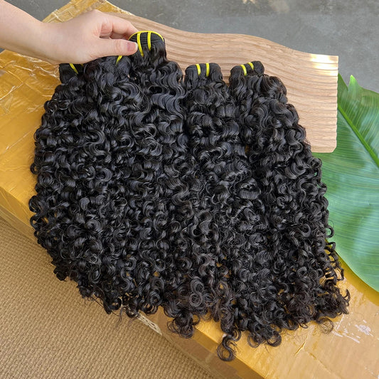 Burmese Curly Human Hair Bundles