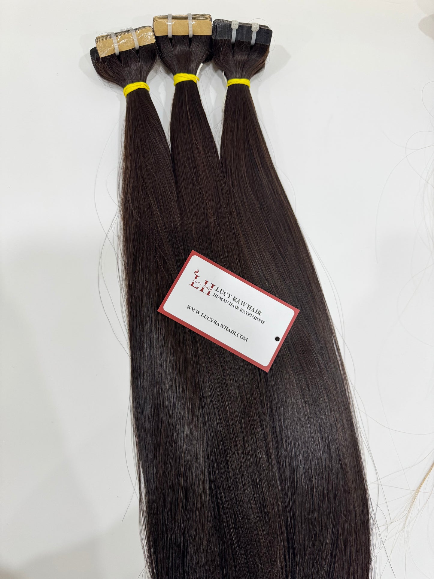 Tape In Extensions #1B Natural Straight Human Hair Premium Standard Vietnamese Raw Hair Luxury Quality