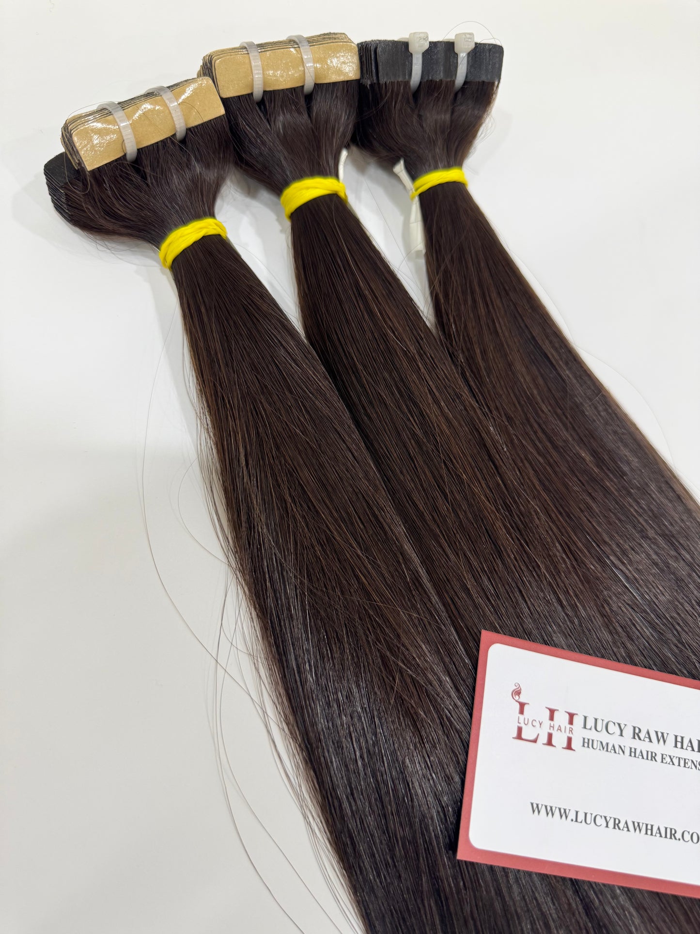 Tape In Extensions #1B Natural Straight Human Hair Premium Standard Vietnamese Raw Hair Luxury Quality