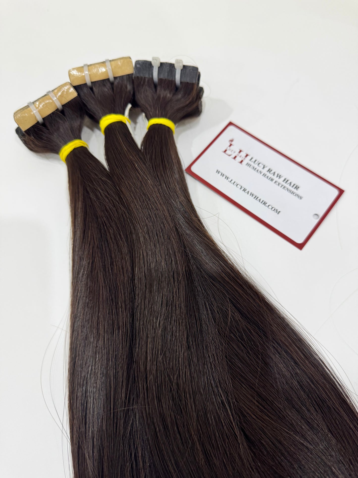 Tape In Extensions #1B Natural Straight Human Hair Premium Standard Vietnamese Raw Hair Luxury Quality