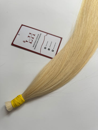 Wholesale Bulk Hair #613 Color Natural Straight Human Hair 100% Vietnamese Cuticle Aligned Hair Bulk