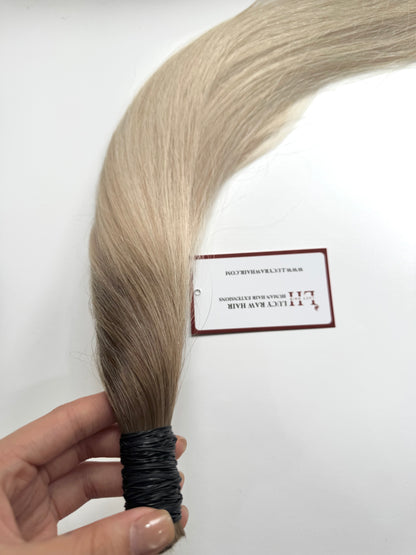 Vietnamese Hair For Sale In Bulk Super Quality Straight Human Hair Bulk Extensions Ombre #BB Color