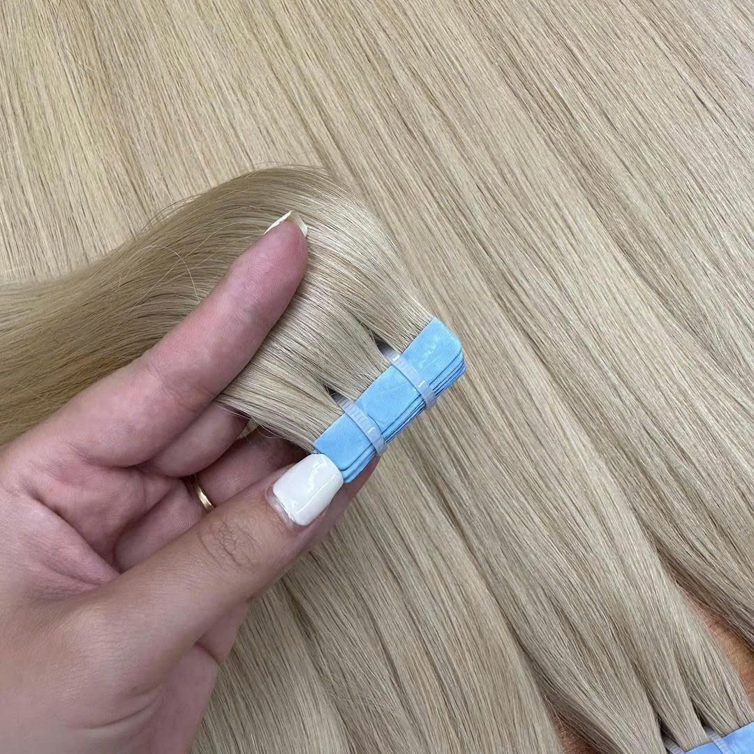 Vietnamese Human Hair Tape In Extensions #18 color Natural Straight