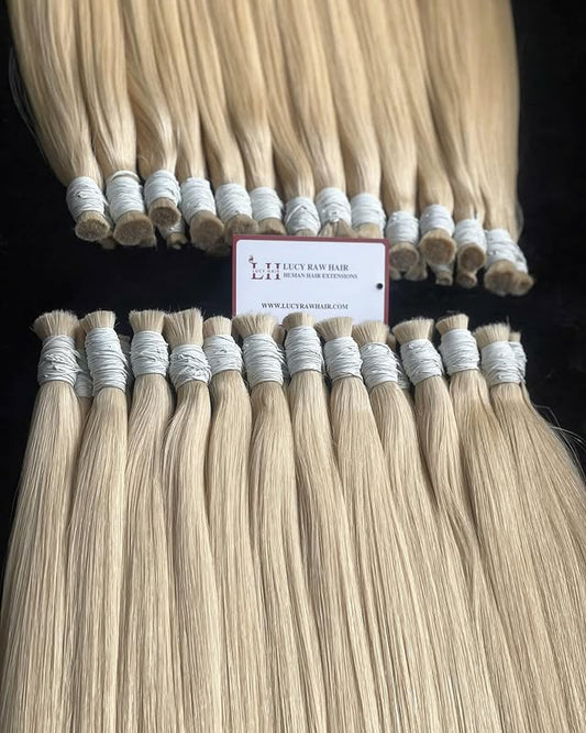 Human Hair Braiding Hair Bulk Vietnamese Raw Hair Hot Styles Natural Straight Bulk Hair #60 Color