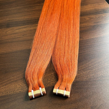 Tape In Extensions #Ginger color 100% Vietnamese Human Hair