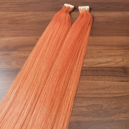 Tape In Extensions #Ginger color 100% Vietnamese Human Hair