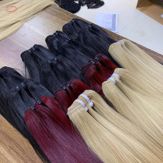 Bone Straight Weft Hair in Natural Colors at Special Prices per 1 bundles