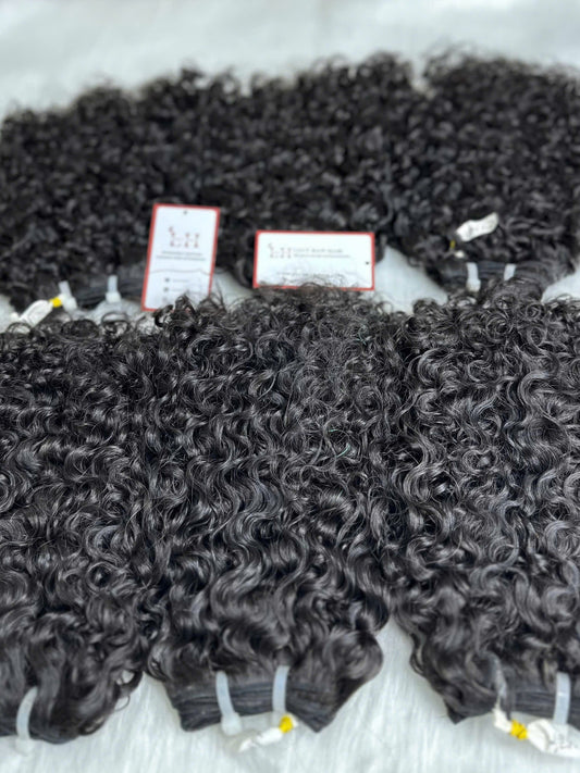 Burmese Curly Raw Hair Vietnam Best Selling