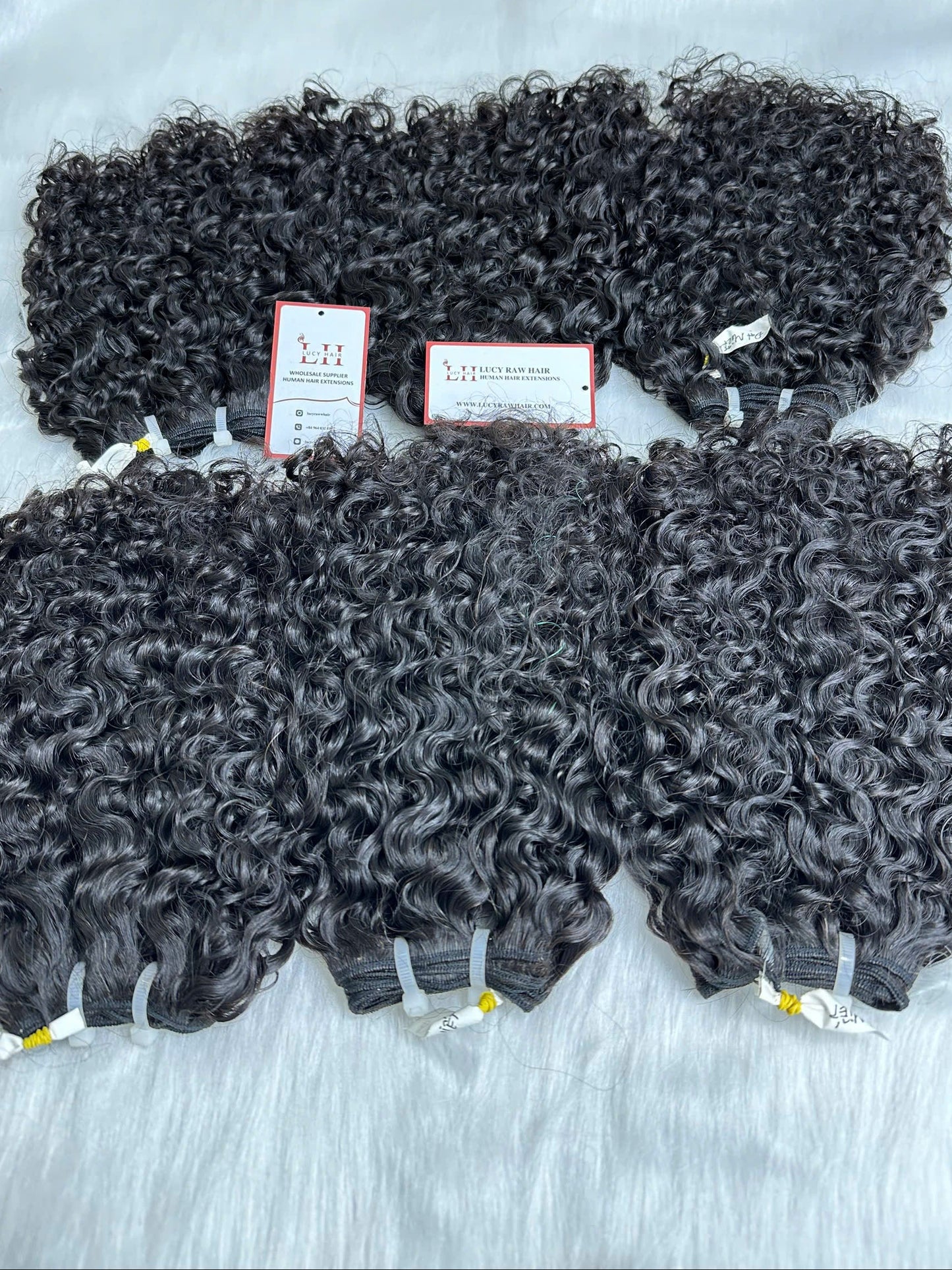 Burmese Curly Raw Hair Vietnam Best Selling