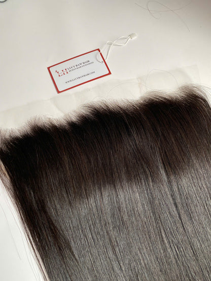 13 x 4 Lace Frontal Natural Color Human Hair 100% Raw Hair Price Cheap