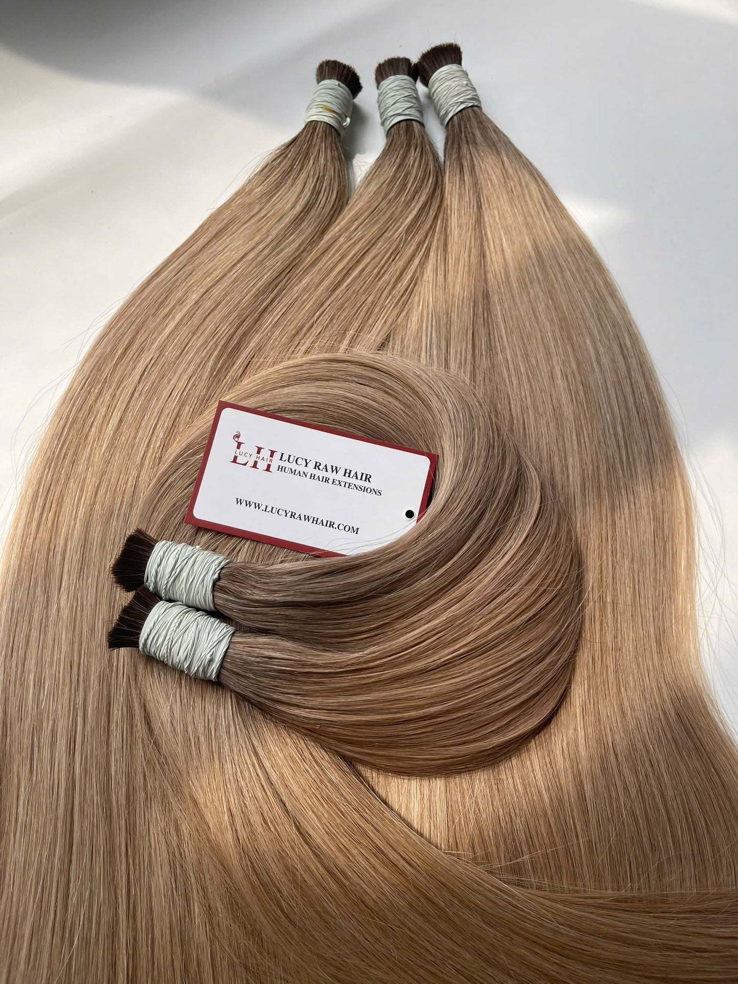 Natural Straight Bulk Hair Ombre #2 color mix #18/60 color Vietnamese Raw Virgin Human Hair Extensions Bulk