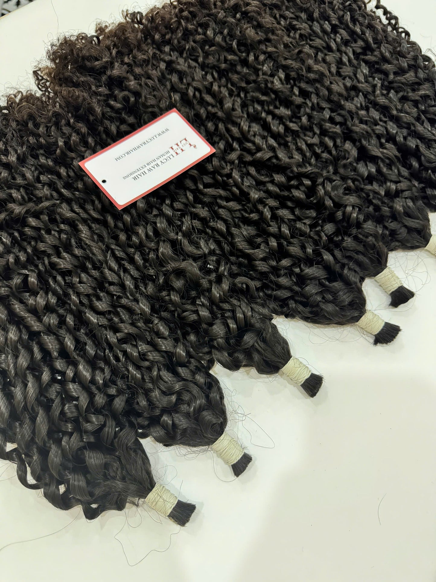 Raw Natural Deep Curly Bundles 100% Vietnamese Hair Wholesale Price
