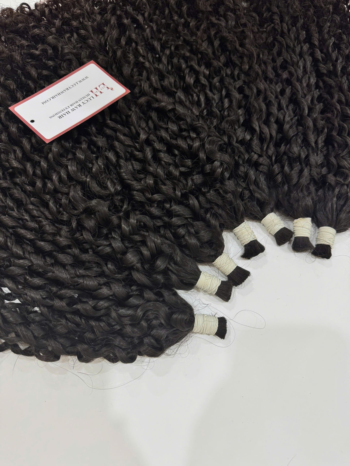 Raw Natural Deep Curly Bundles 100% Vietnamese Hair Wholesale Price