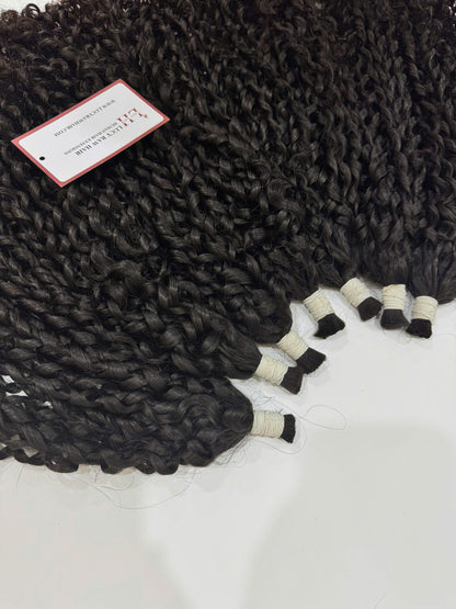 Raw Natural Deep Curly Bundles 100% Vietnamese Hair Wholesale Price