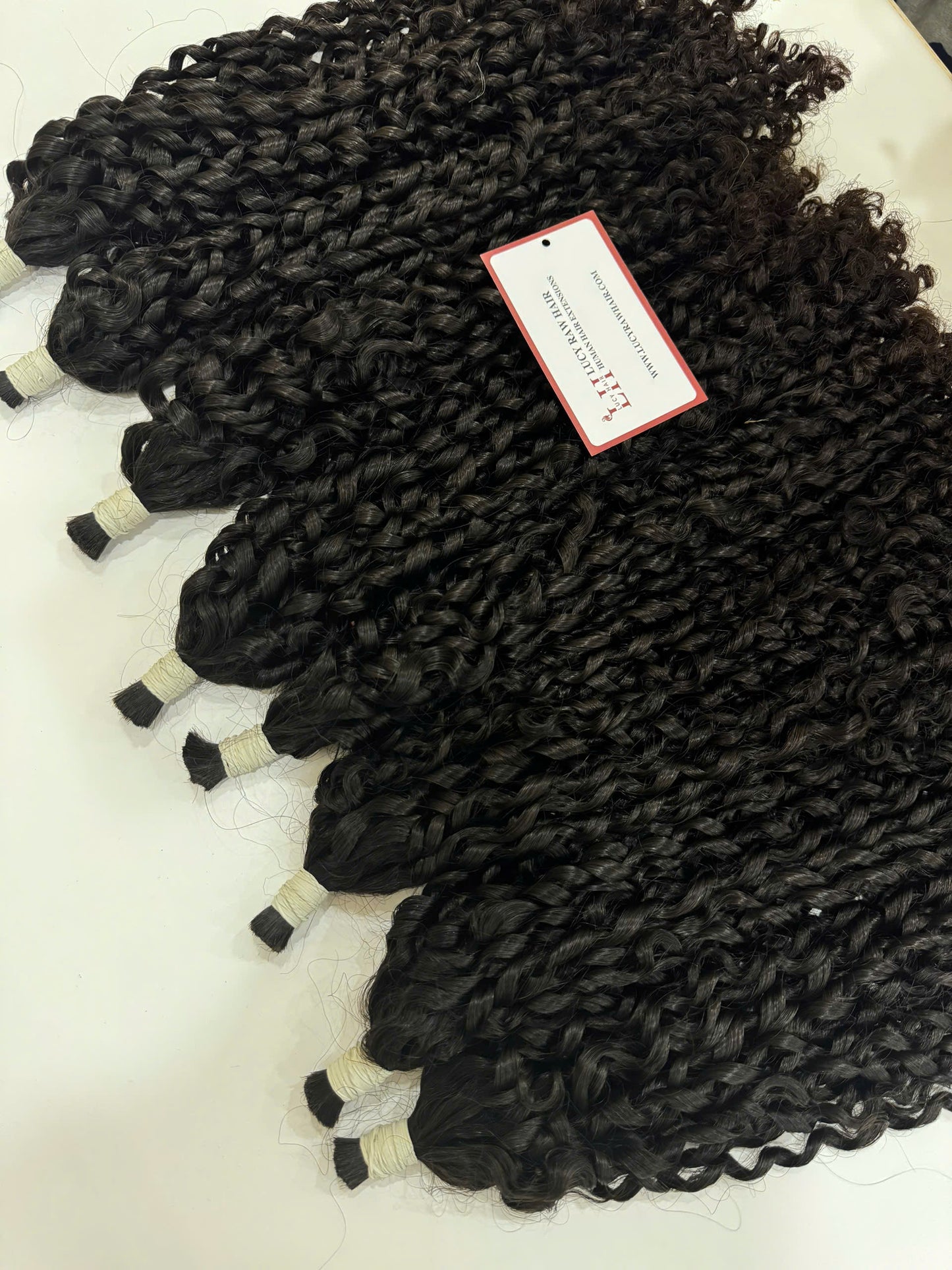 Raw Natural Deep Curly Bundles 100% Vietnamese Hair Wholesale Price