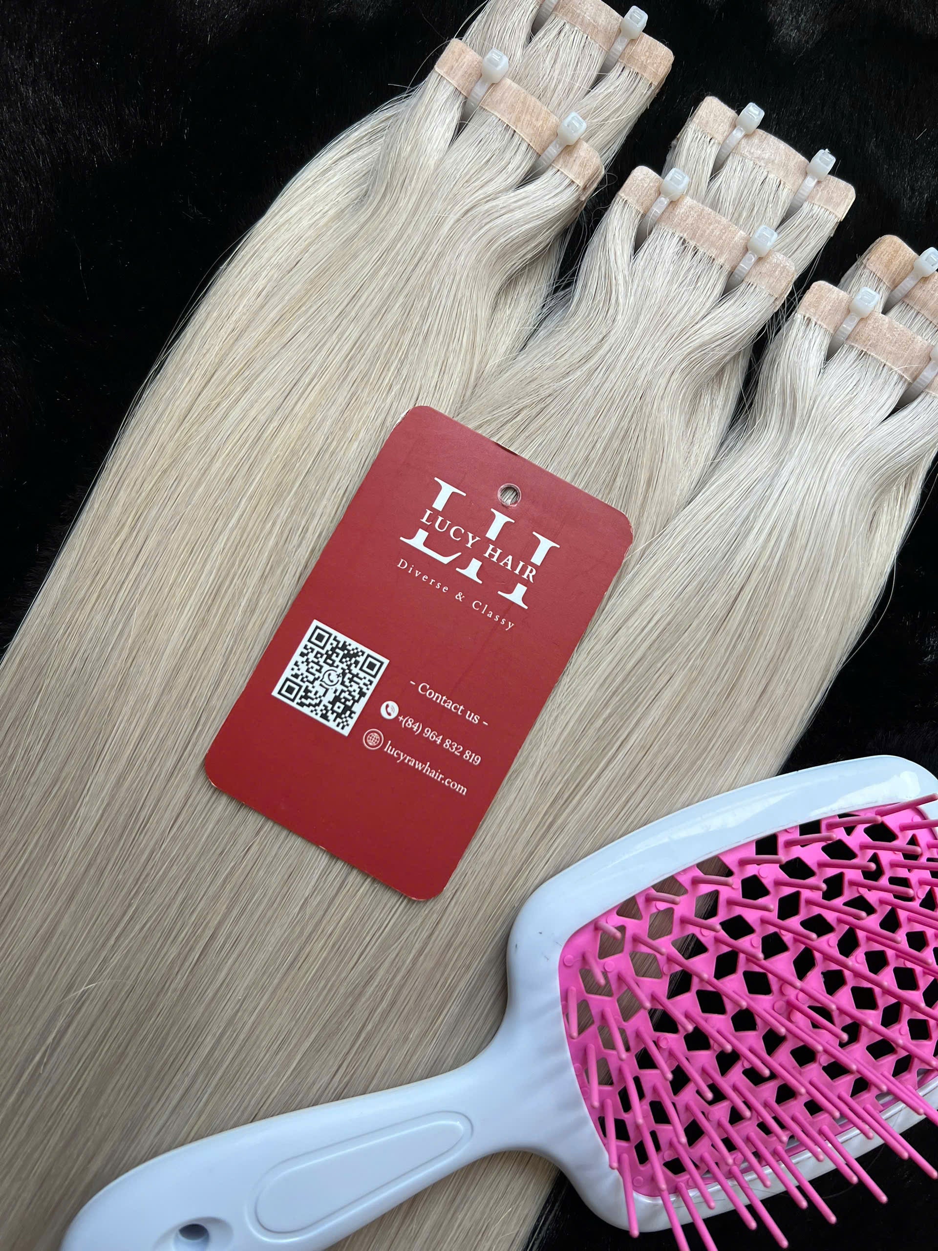 Regular Tape In Extensions Natural Straight #60A Color Raw Vietnamese Double Drawn Human Hair High Quality