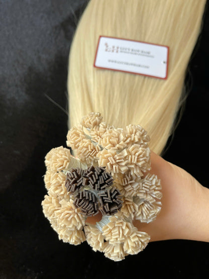 Flat-Tip Extensions Super Grade Raw Hair Vietnam Highest Quality