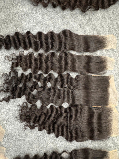 Buy 2*4 Lace Closure Free Part Natural Straight Hair Vietnamese Raw Hair Wholesale Price Cheap
