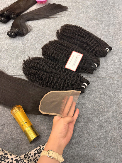 4*4 Closure Natural Straight Raw Vietnamese Hair from Lucyrawhair
