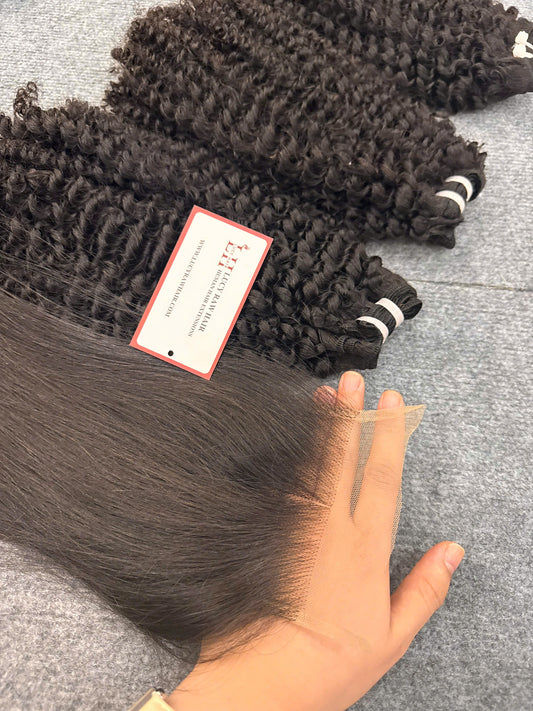 4*4 Closure Natural Straight Raw Vietnamese Hair from Lucyrawhair