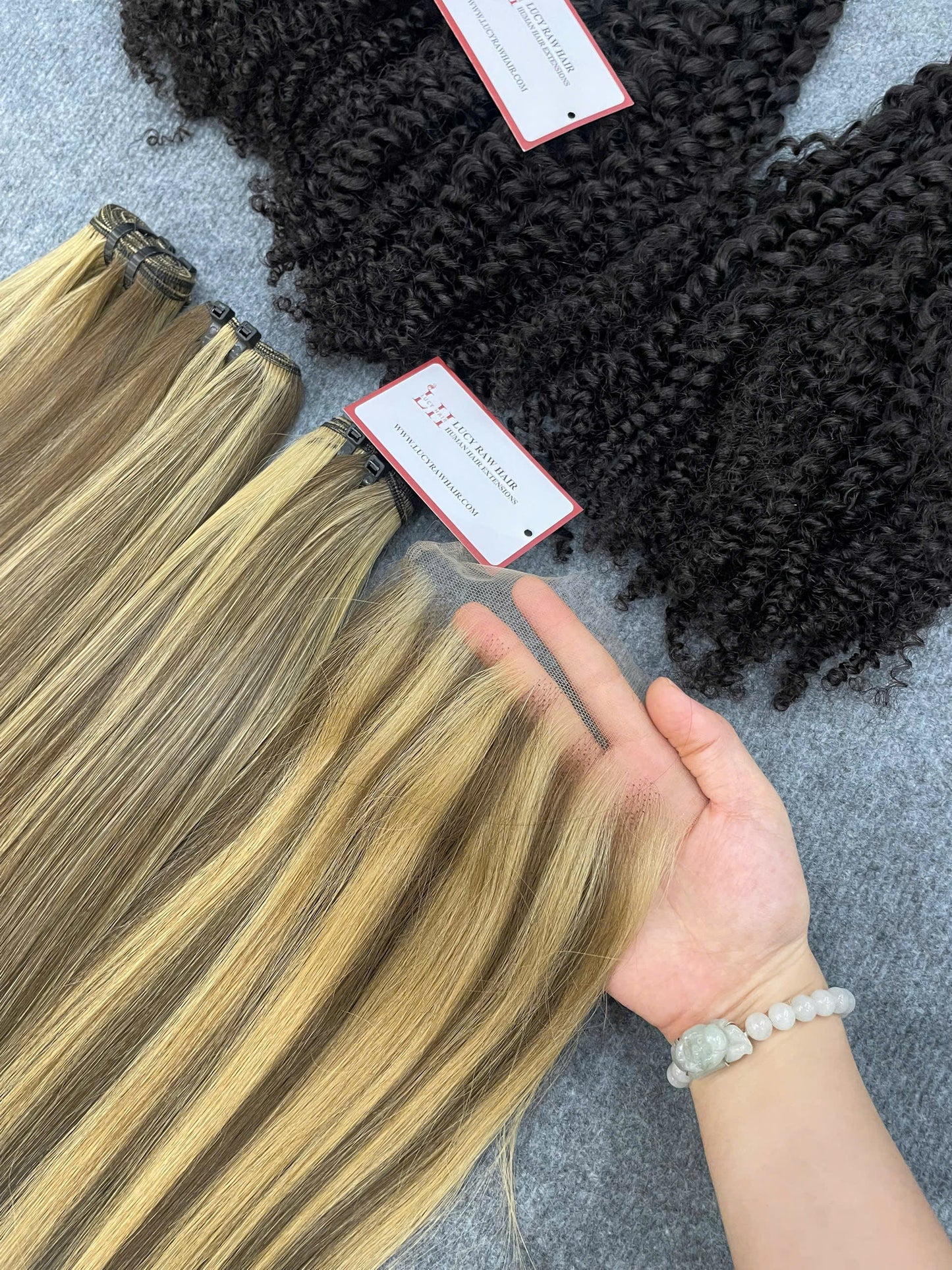 4x4 Closure Piano Color Vietnamese Human Hair High Quality from Lucyrawhair