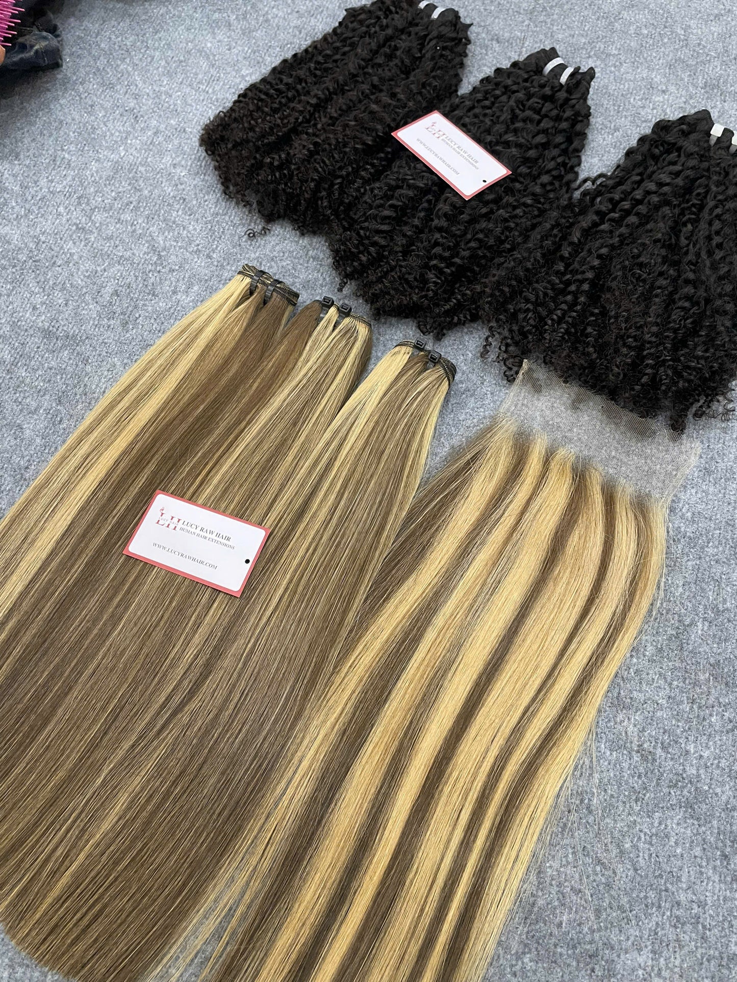 4x4 Closure Piano Color Vietnamese Human Hair High Quality from Lucyrawhair