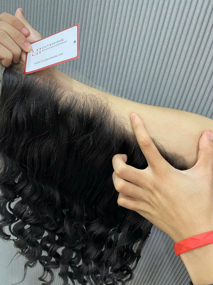 13x6 HD Frontal Free Part Wavy Hair Vietnamese Human Hair Super Hot