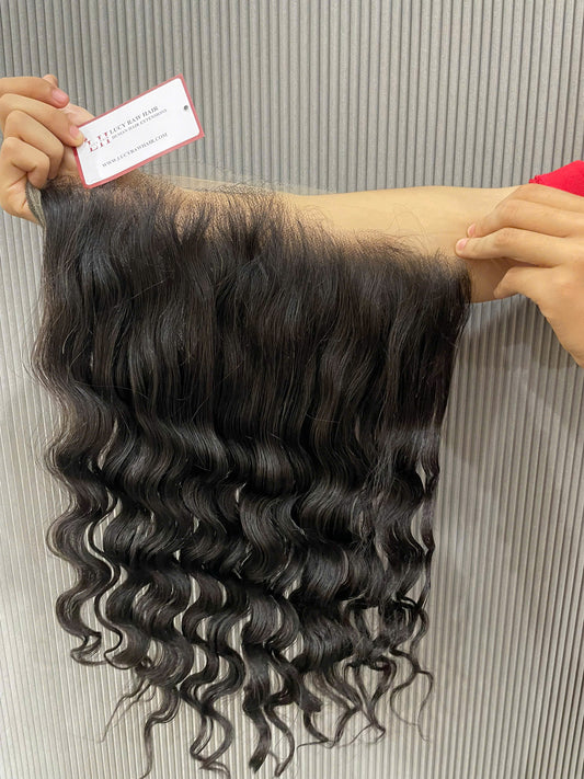 13x6 HD Frontal Free Part Wavy Hair Vietnamese Human Hair Super Hot