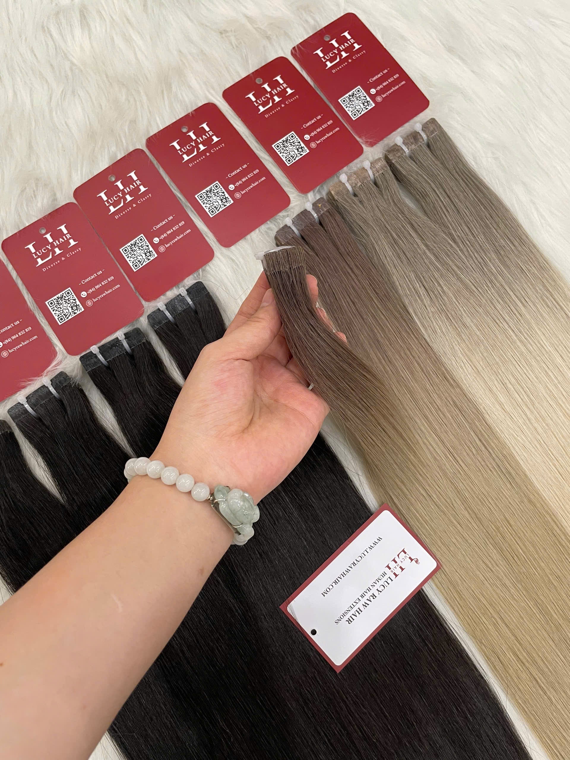 Tape In Hair Extensions Human Hair Vietnam #Ombre Color Hot Selling