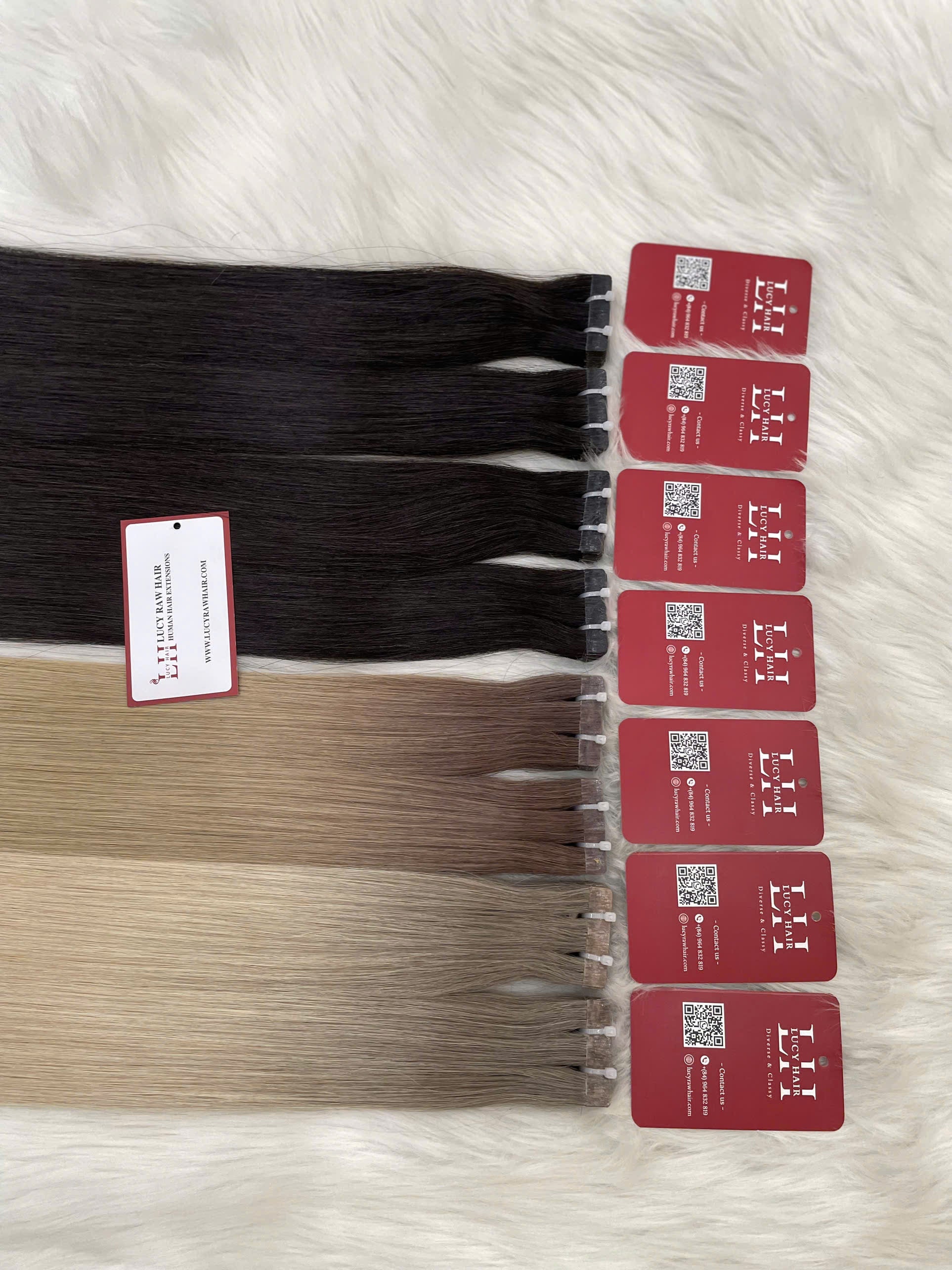 Tape In Hair Extensions Human Hair Vietnam #Ombre Color Hot Selling