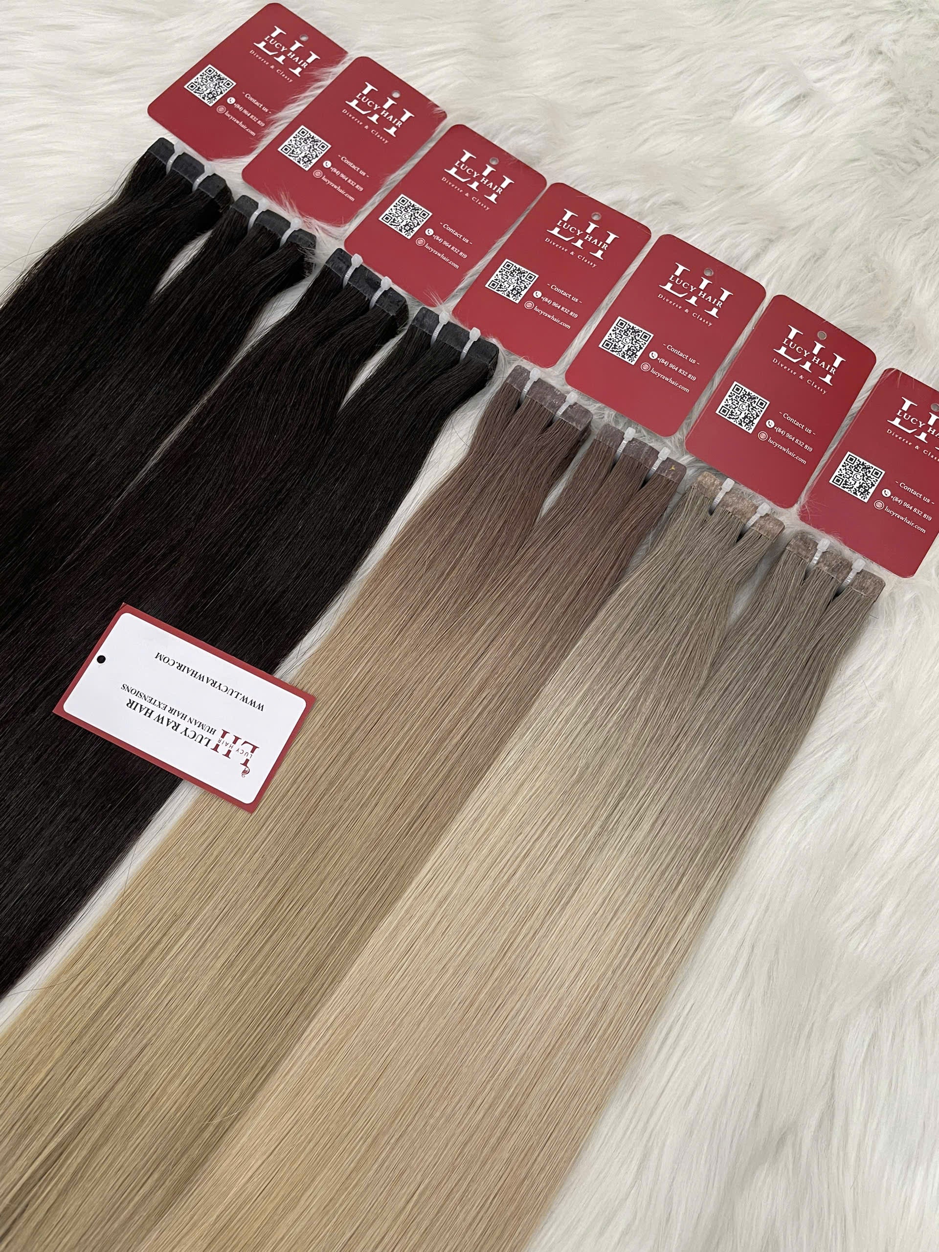 Tape In Hair Extensions Human Hair Vietnam #Ombre Color Hot Selling